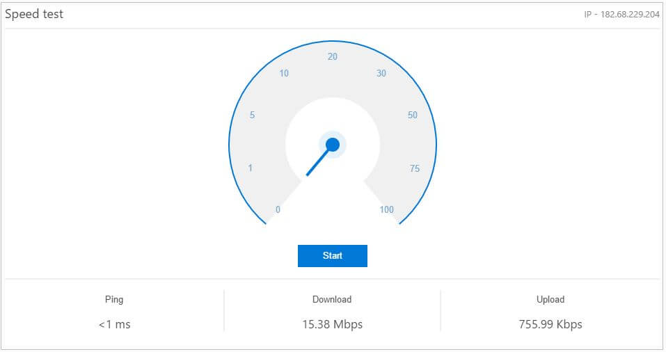 bsnl speed test